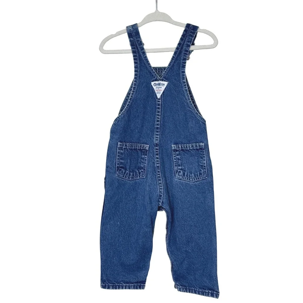 Vintage Osh Kosk Denim Overalls 24M Made in USA
